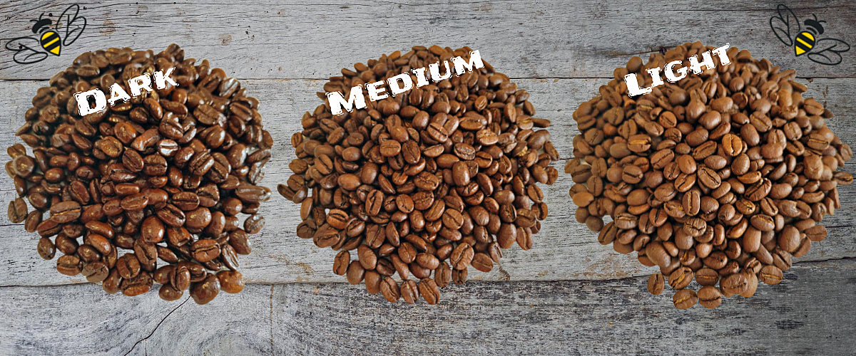 Dark, Medium, Light Roasted Whole Bean Coffee